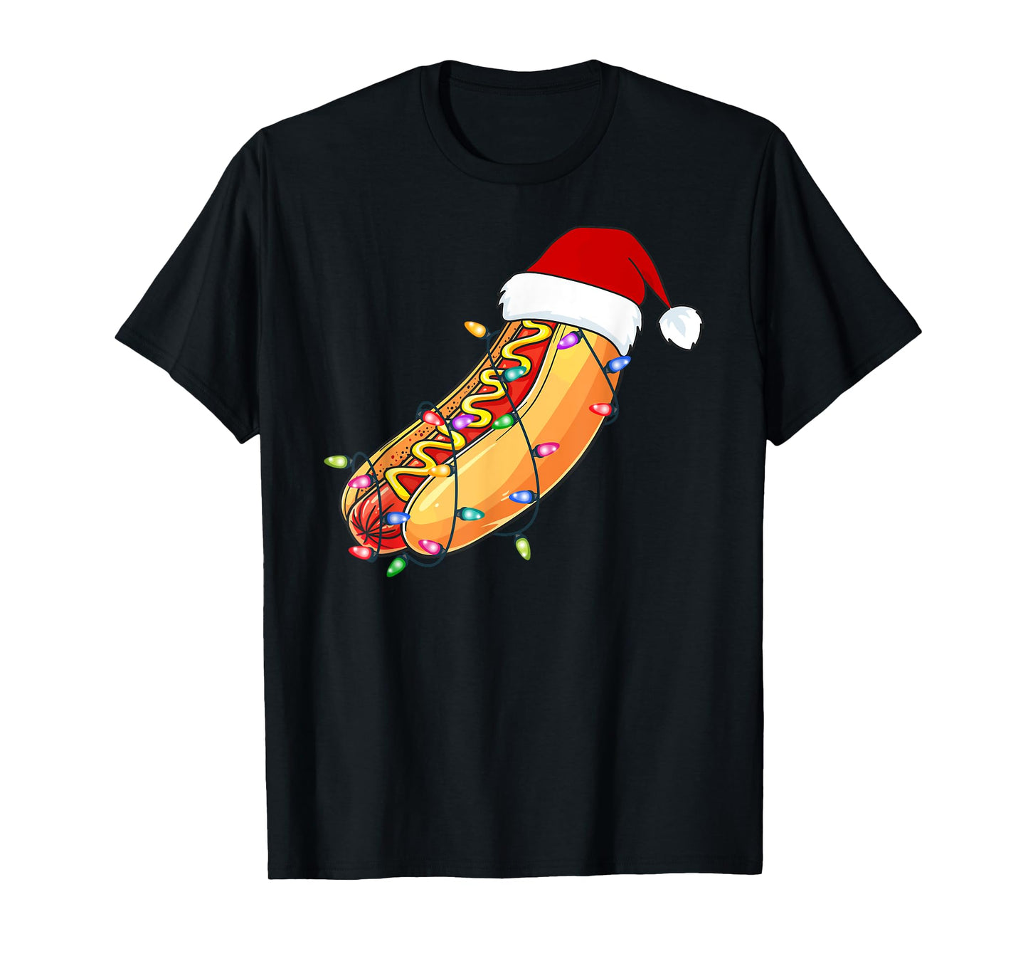 Christmas Hot Dog Lover Xmas Hotdogs Hot Dog Stand Hot Dog T-Shirt