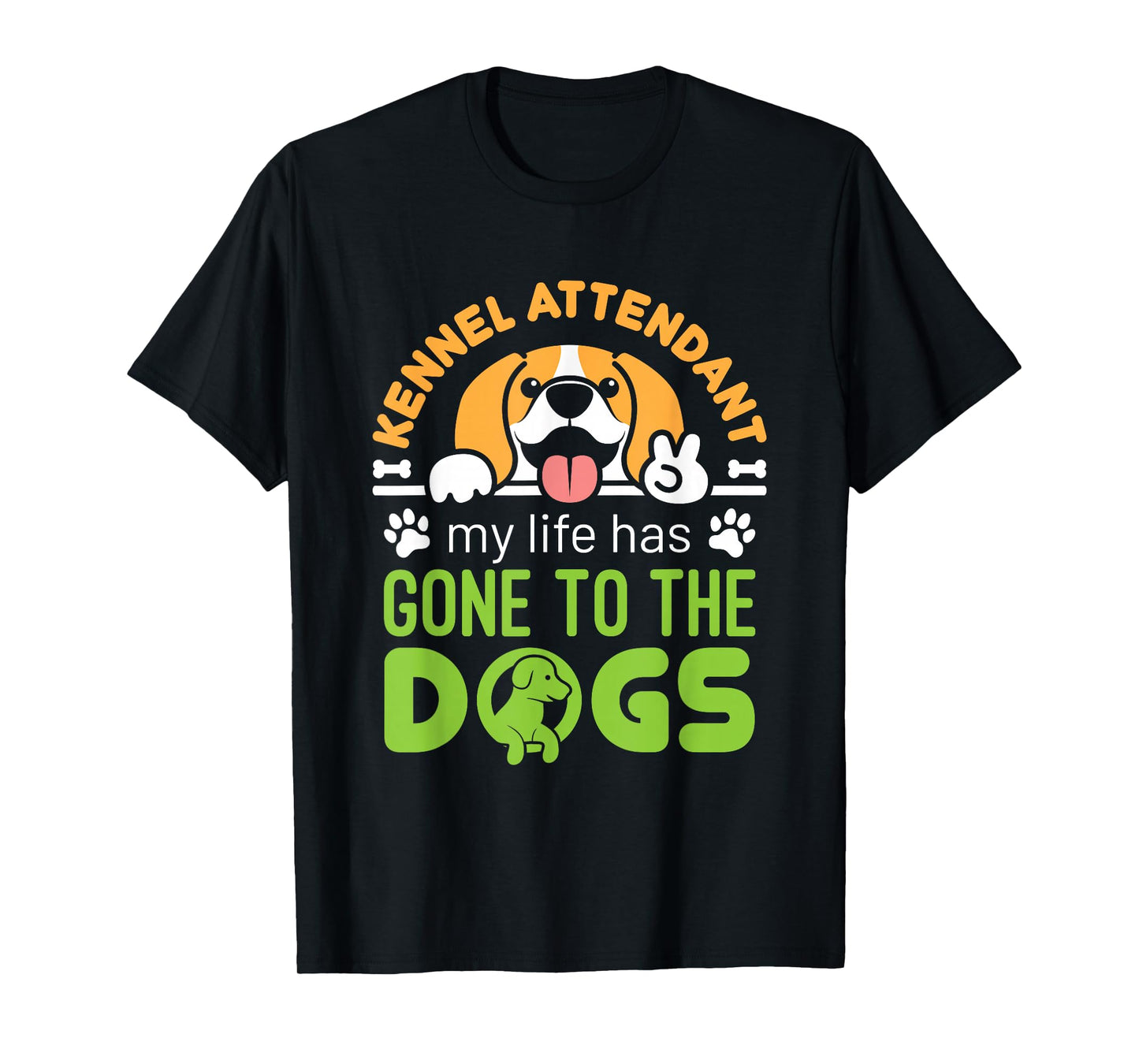 Kennel Attendant Funny Dog Saying Cute Boarding Boarder T-Shirt