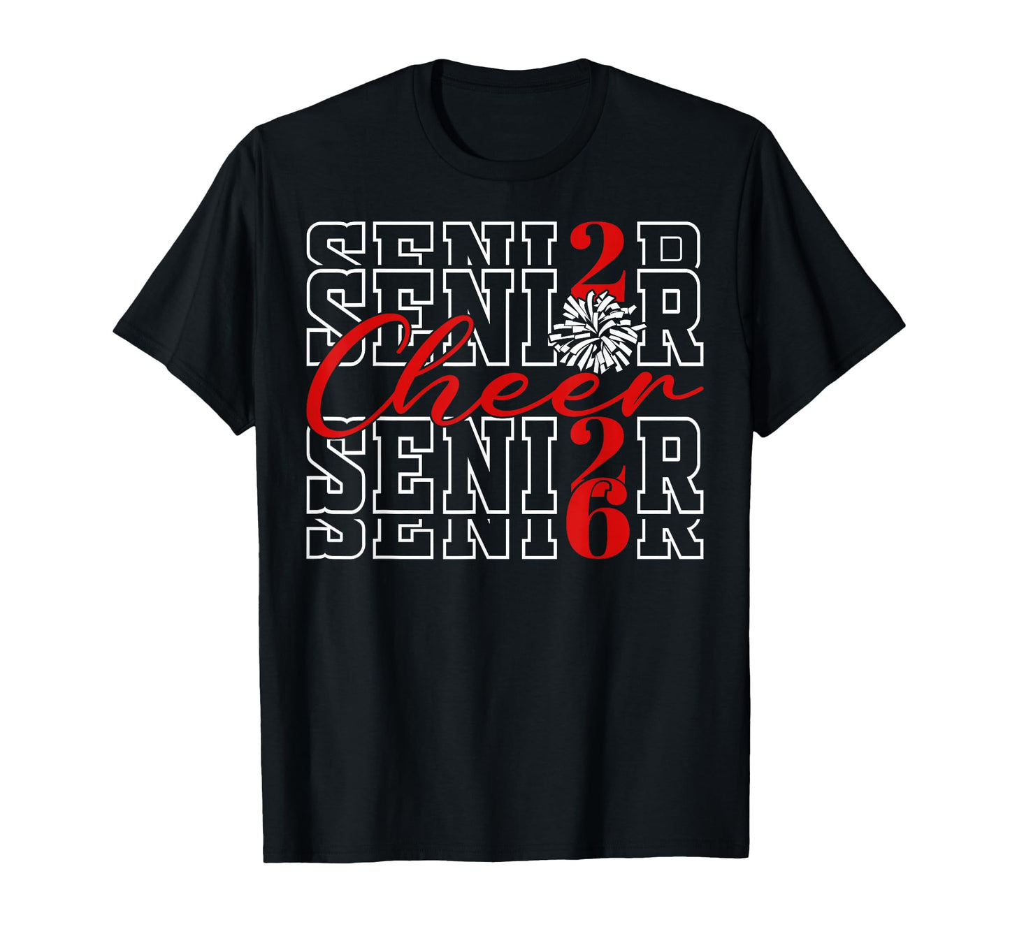 Class of 2026 Senior Year Cheer Back to School Cheerleader T-Shirt