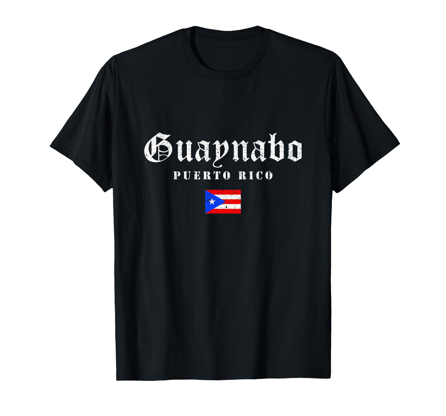 Vintage Guaynabo Puerto Rico Flag Pride Home Root Travel T-Shirt