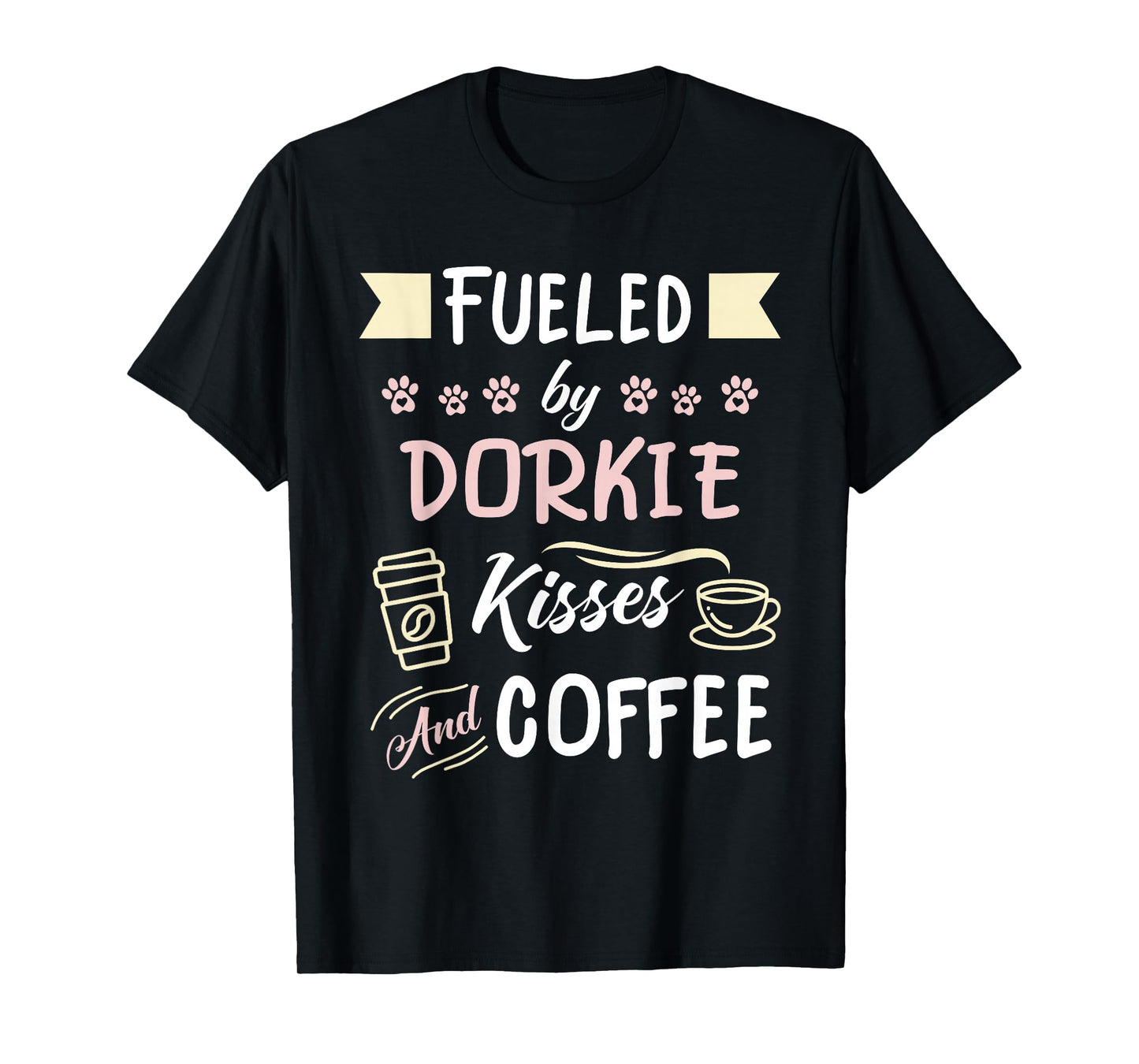 Dorkie Mom Coffee Lover T-Shirt