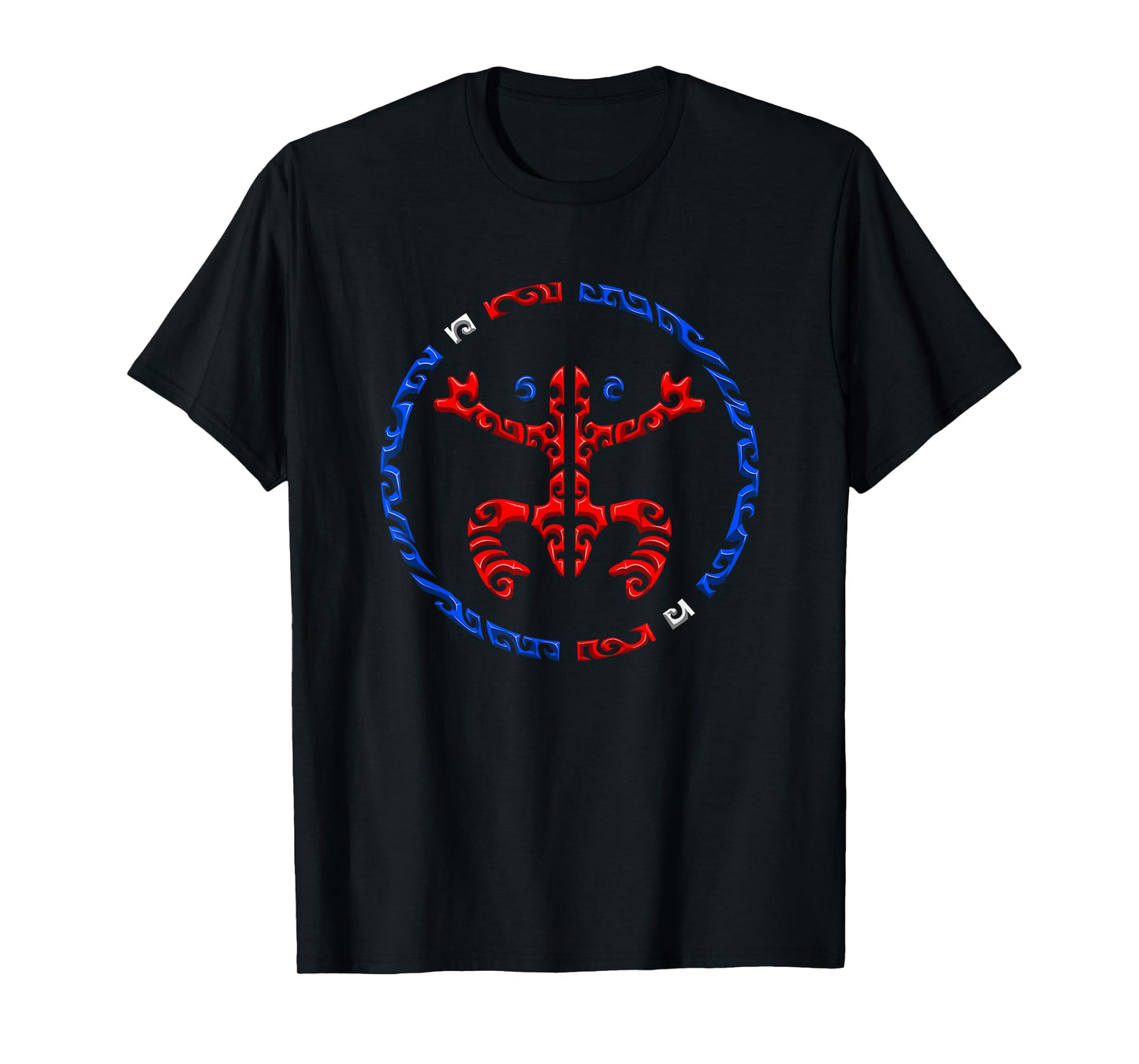 Puerto Rico Coqui Frog Taino - Boricua Tribal Style T-Shirt