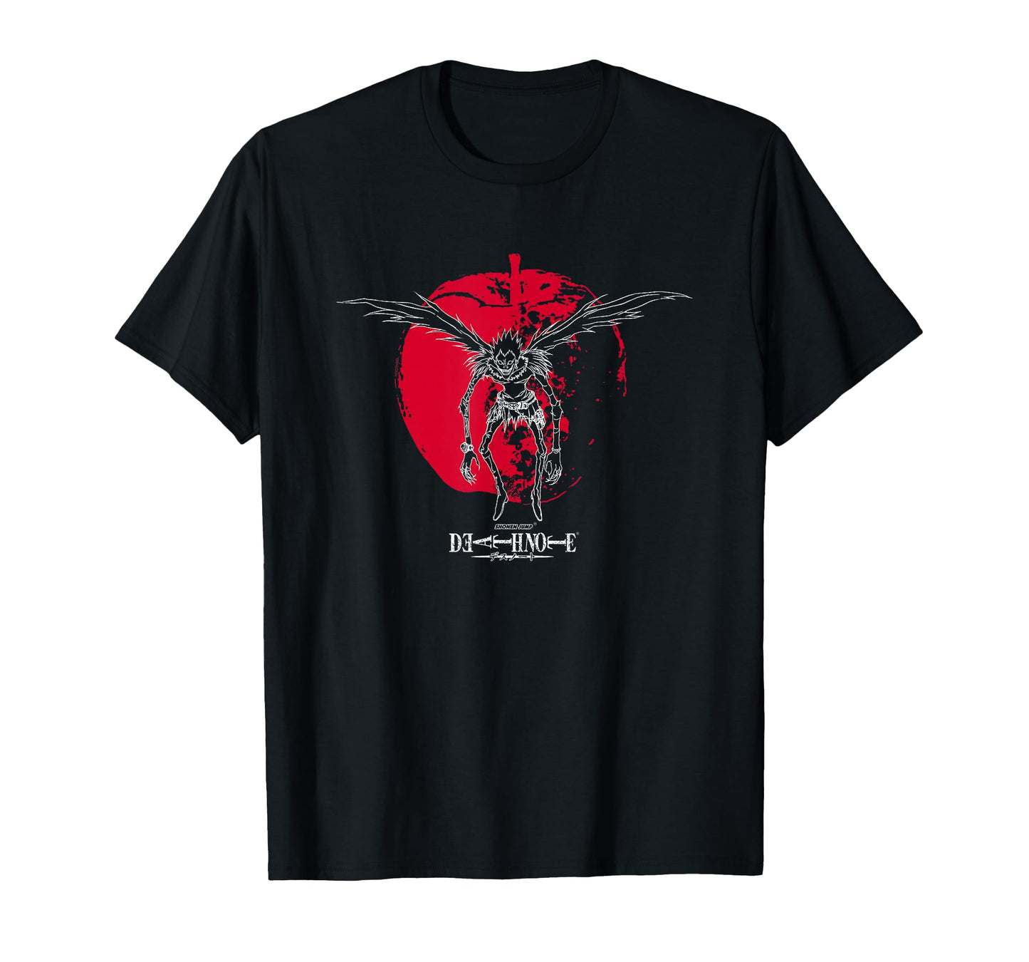 Death Note Ryuk Silhouette on Apple Anime T-Shirt
