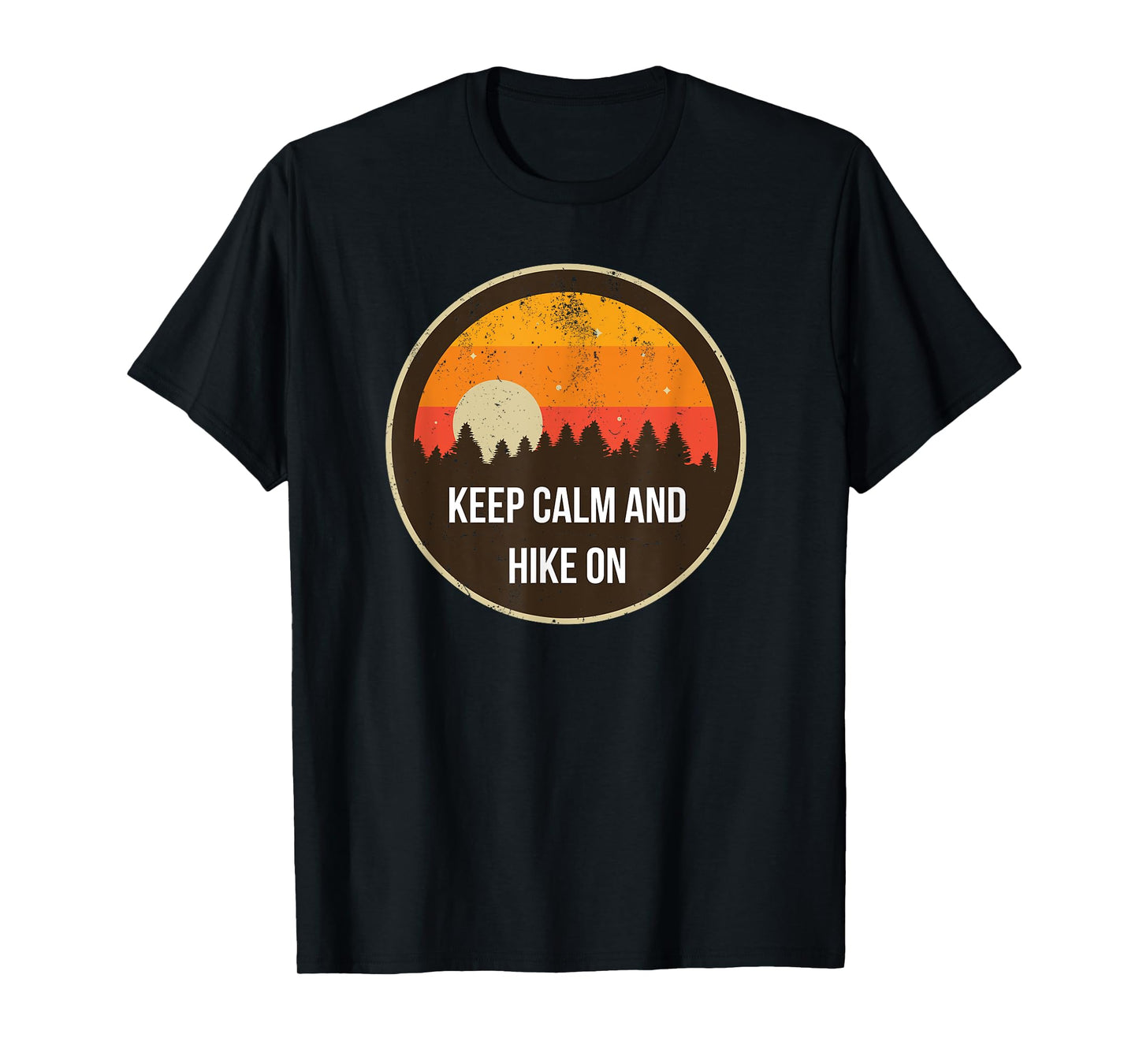 Keep calm and hike on design T-Shirt