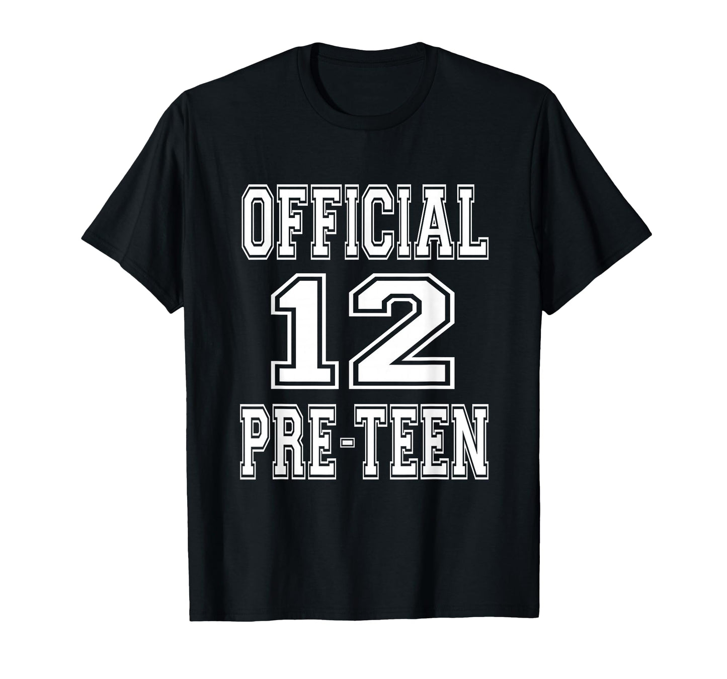 Official 12 Preteen 12th Birthday Gift for Boys And Girls T-Shirt