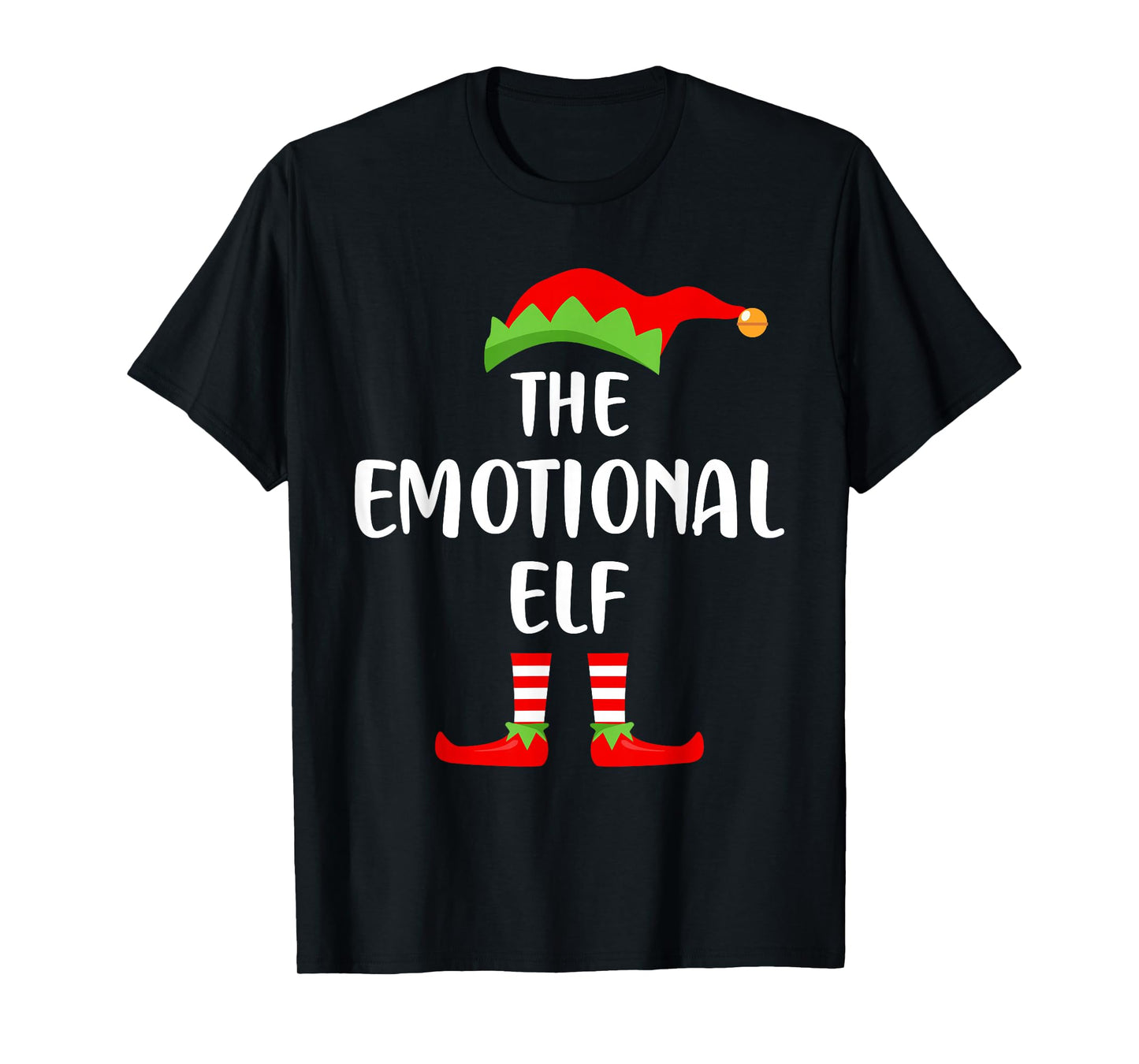 The Emotional Elf Christmas Party Matching Family Pajama T-Shirt