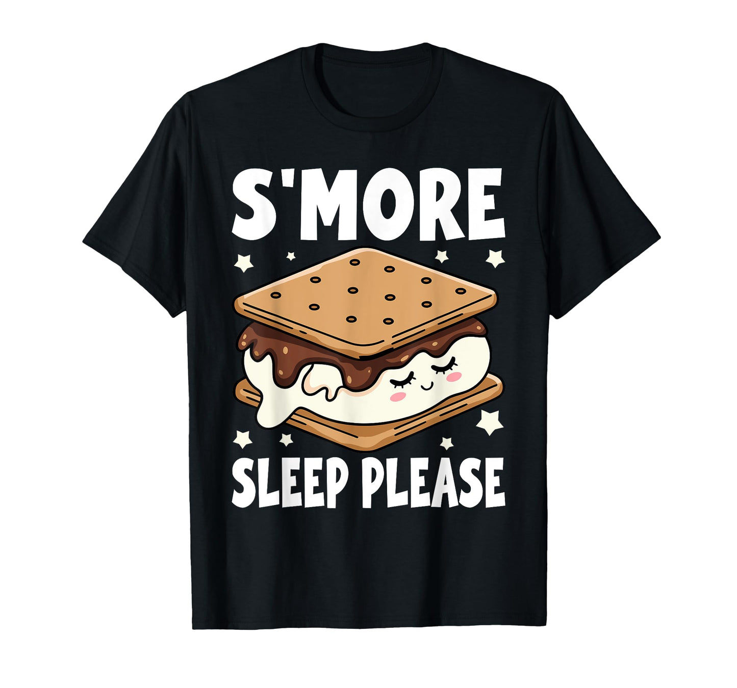 S'more Sleep I Marshmallow Pajamas for Boys Girls Camping T-Shirt