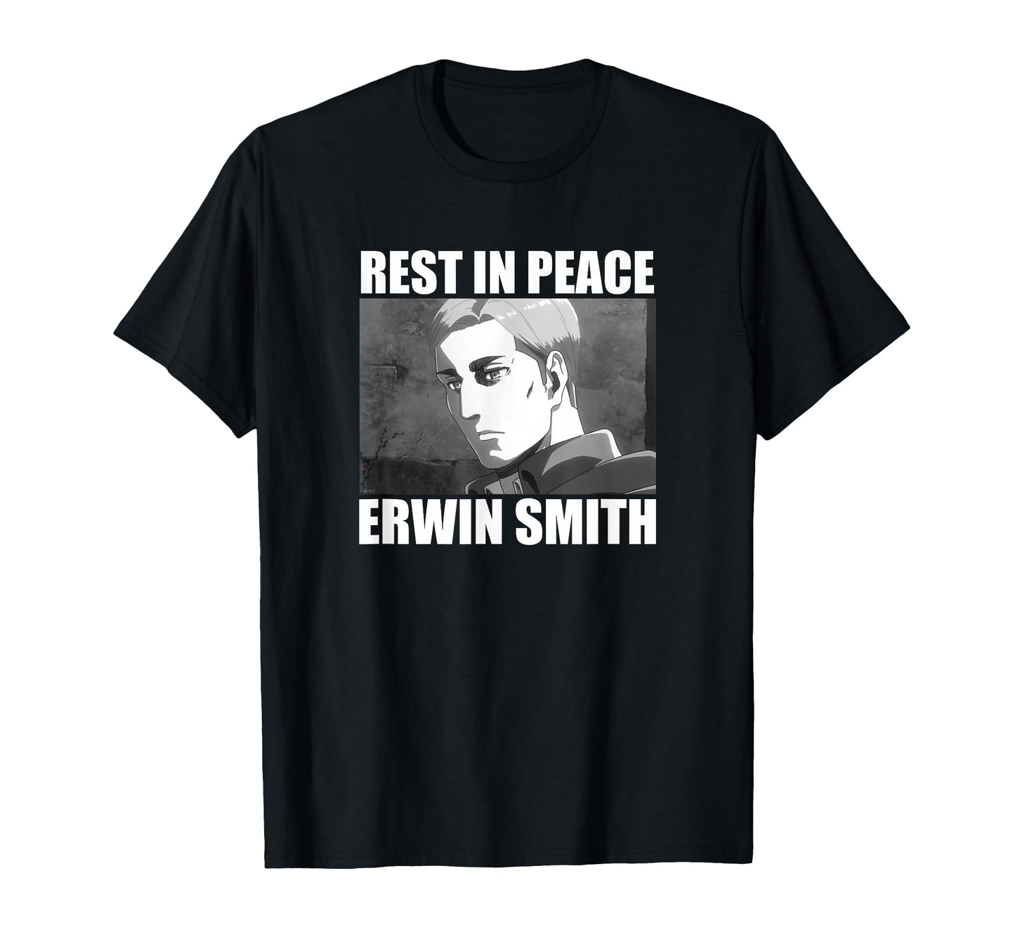 Attack on Titan Season 3 Rest in Peace Erwin Smith Anime T-Shirt
