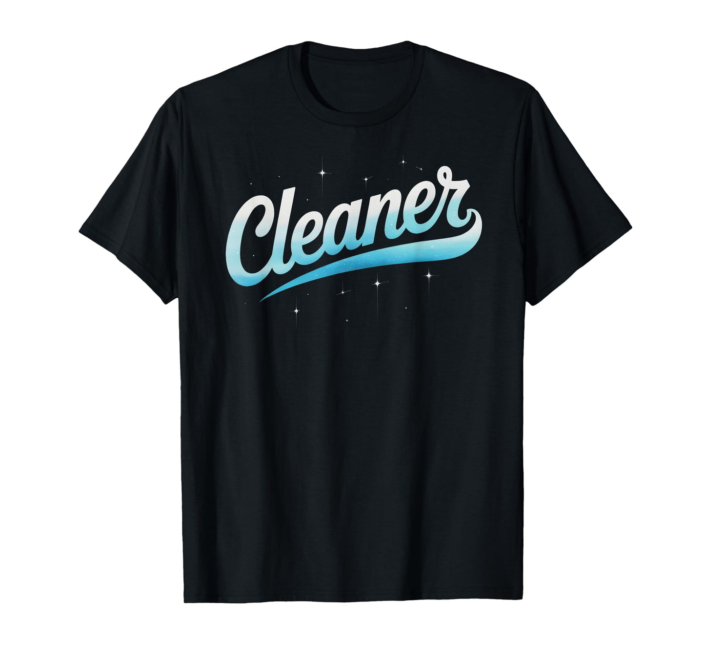 Funny Cleaner Housekeeping Pet Owner Squad Clean Sweep Lady T-Shirt