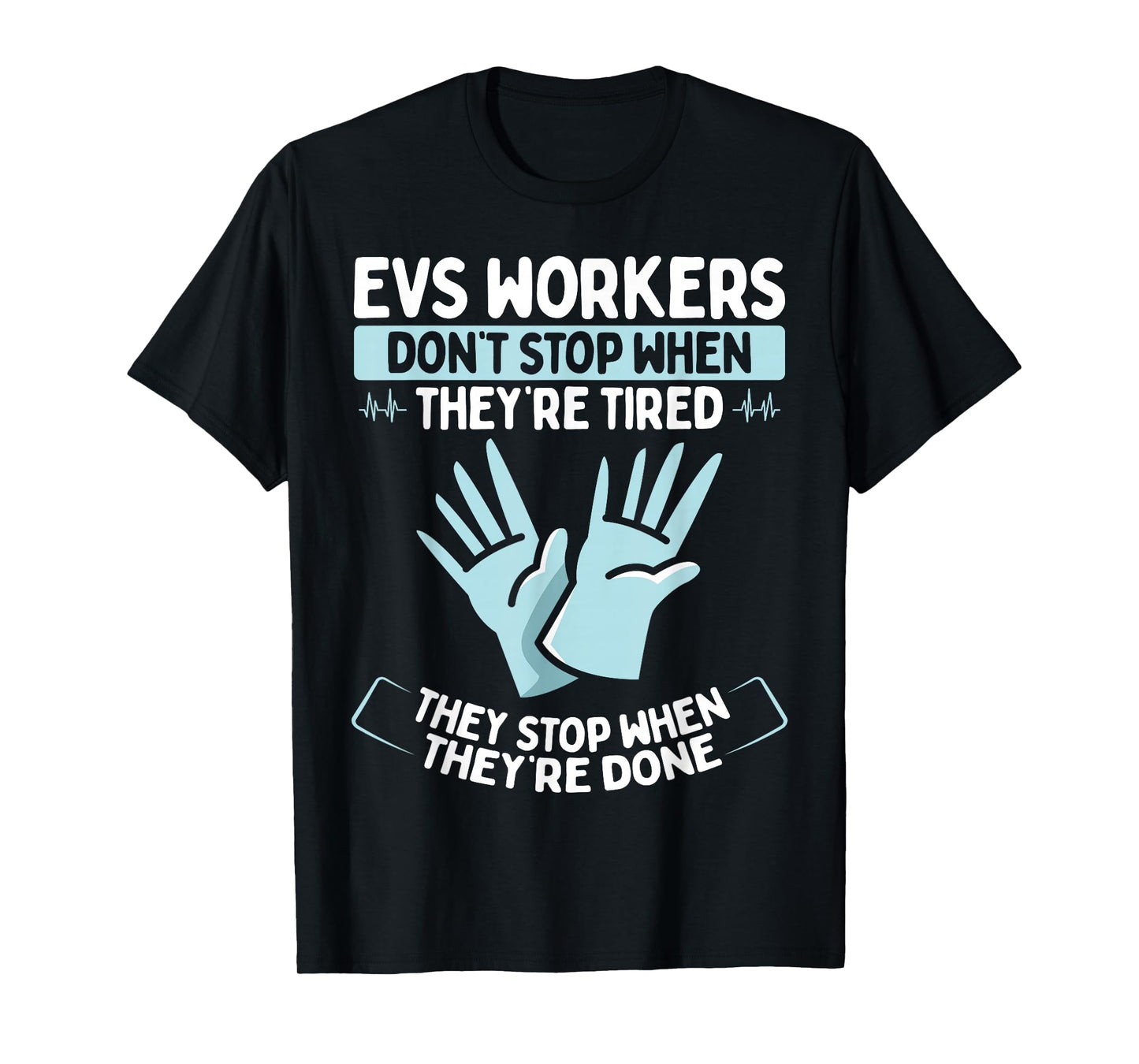 EVS Tech Essentials EVS Technician Badge Buddy EVS Worker T-Shirt