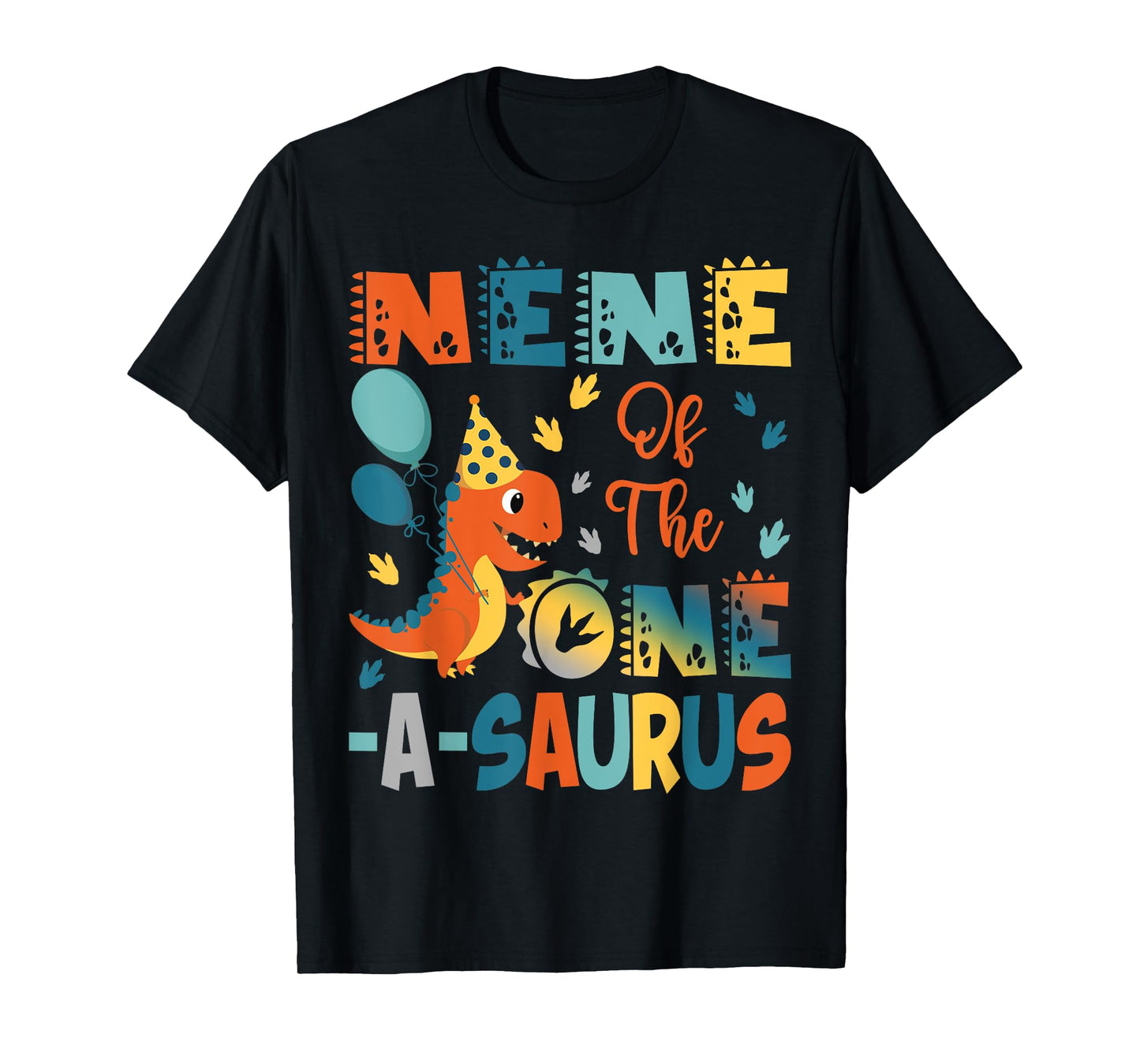 Nene Of The One-A-Saurus 2Nd Birthday Dinosaur Party T-Shirt