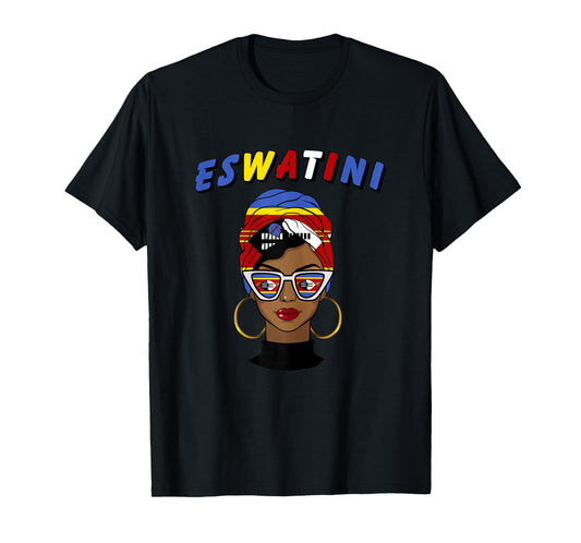 Eswatini , Eswatini Flag, Eswatini Girl, Eswatini Women T-Shirt