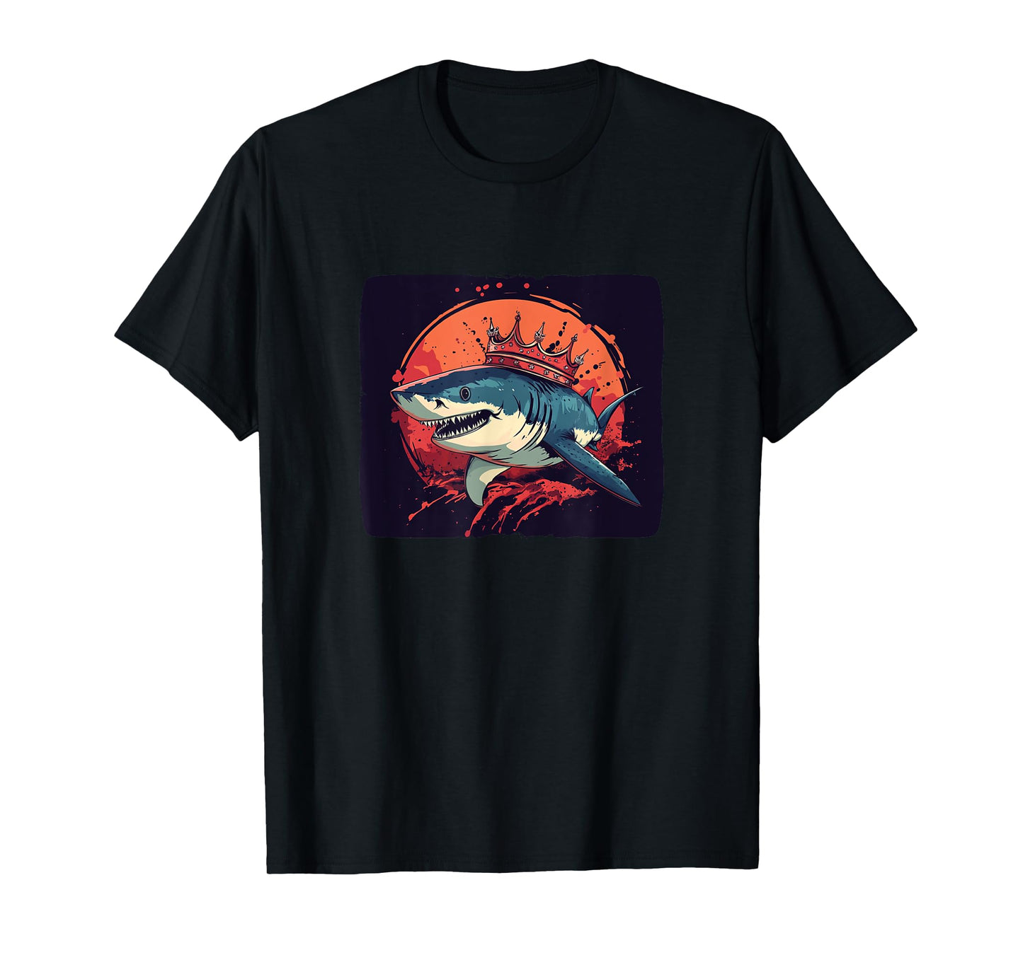 Pretty Crowned Shark for King Sharks Lovers T-Shirt