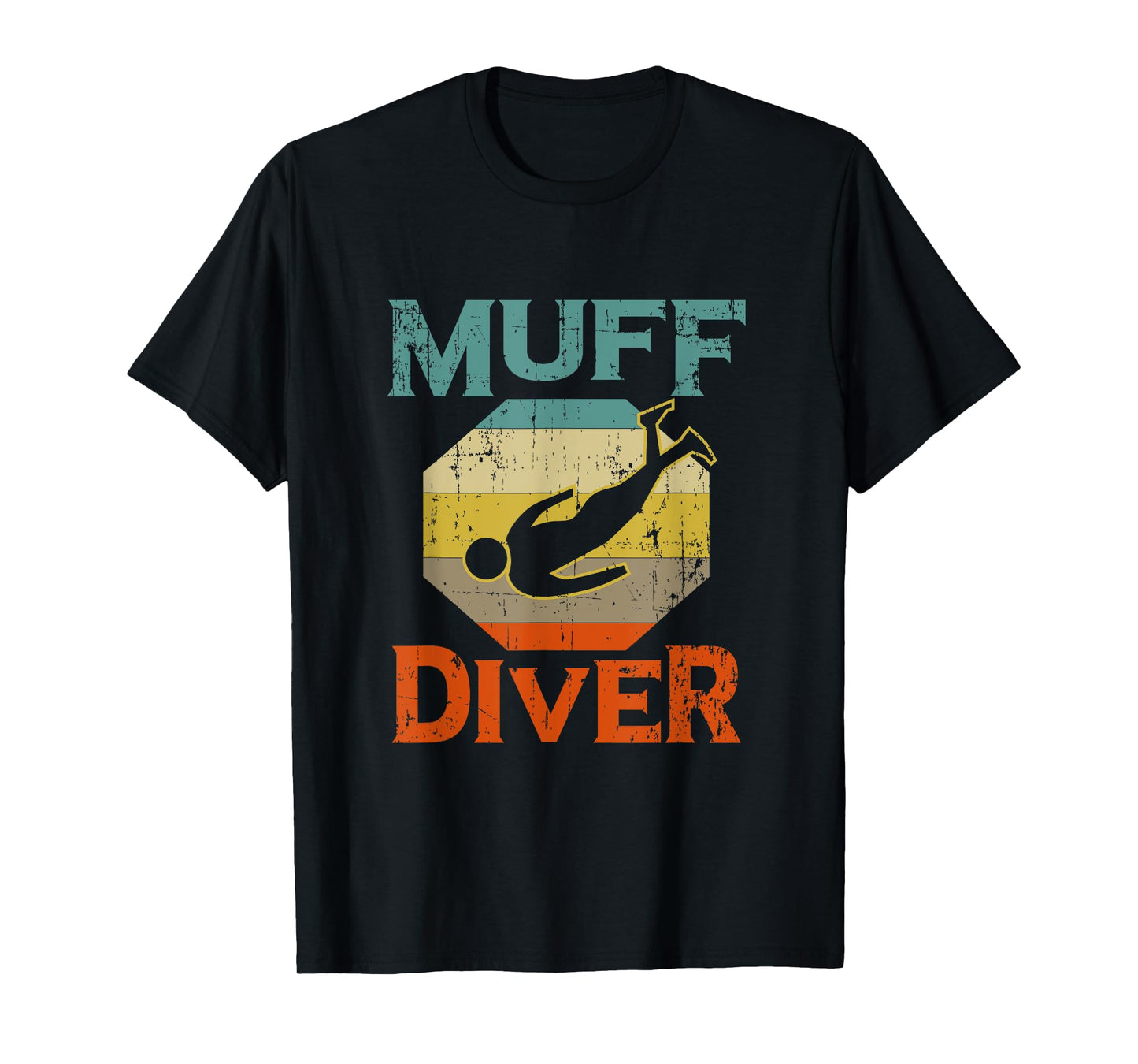 Funny Muff Diver Diving Instructor Gift Scuba Diver T-Shirt