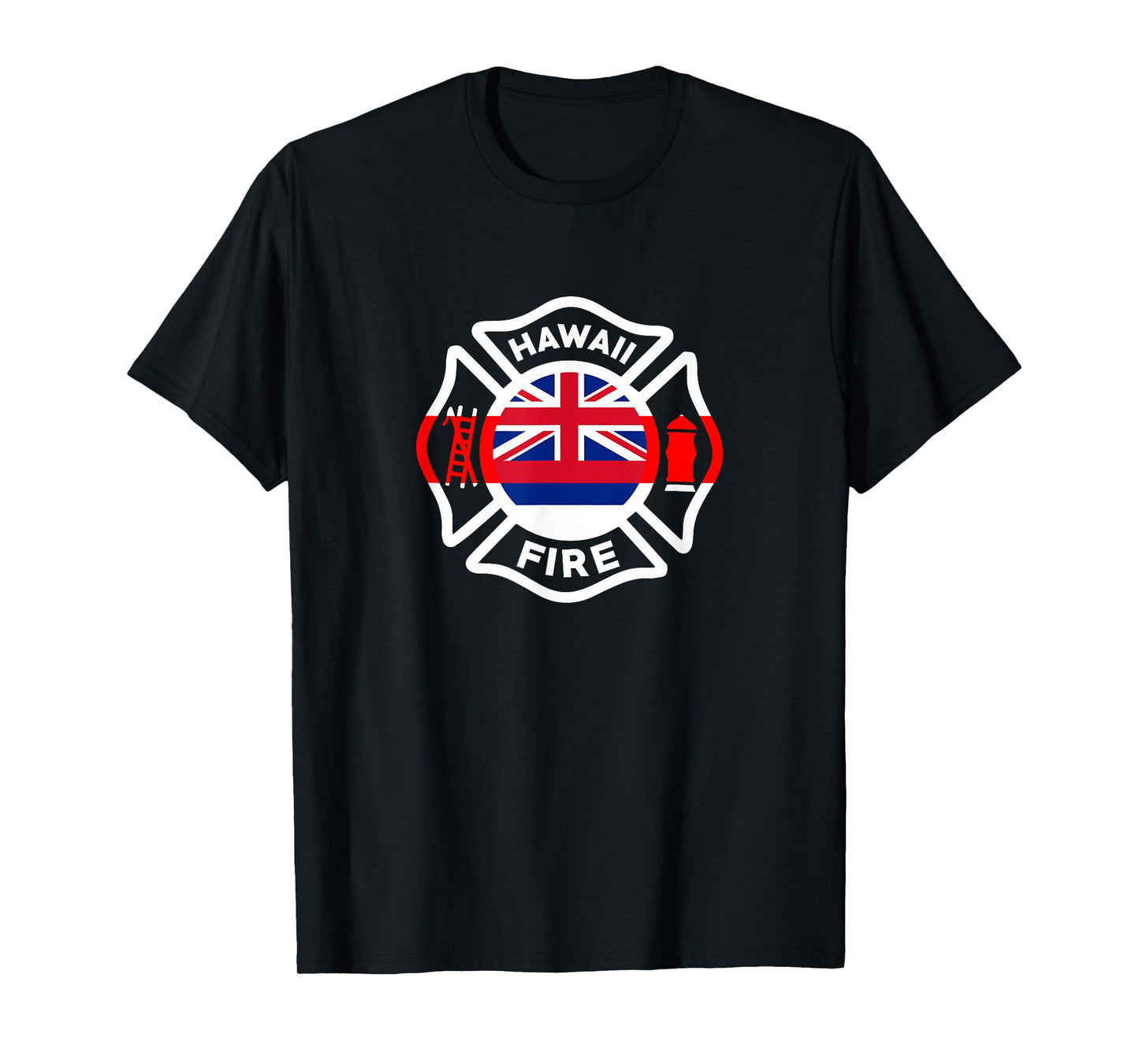 Hawaii Fire Rescue Department Firefighters Uniform Duty T-Shirt