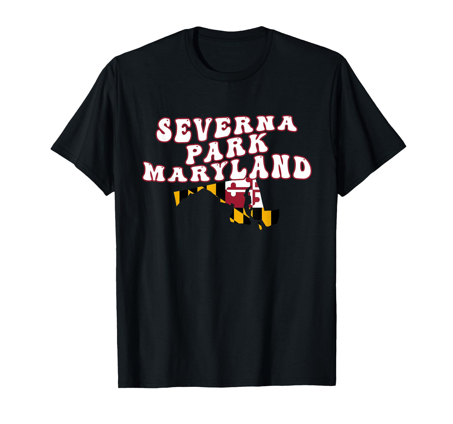 Severna Park Maryland MD Flag Vacation Souvenir T-Shirt