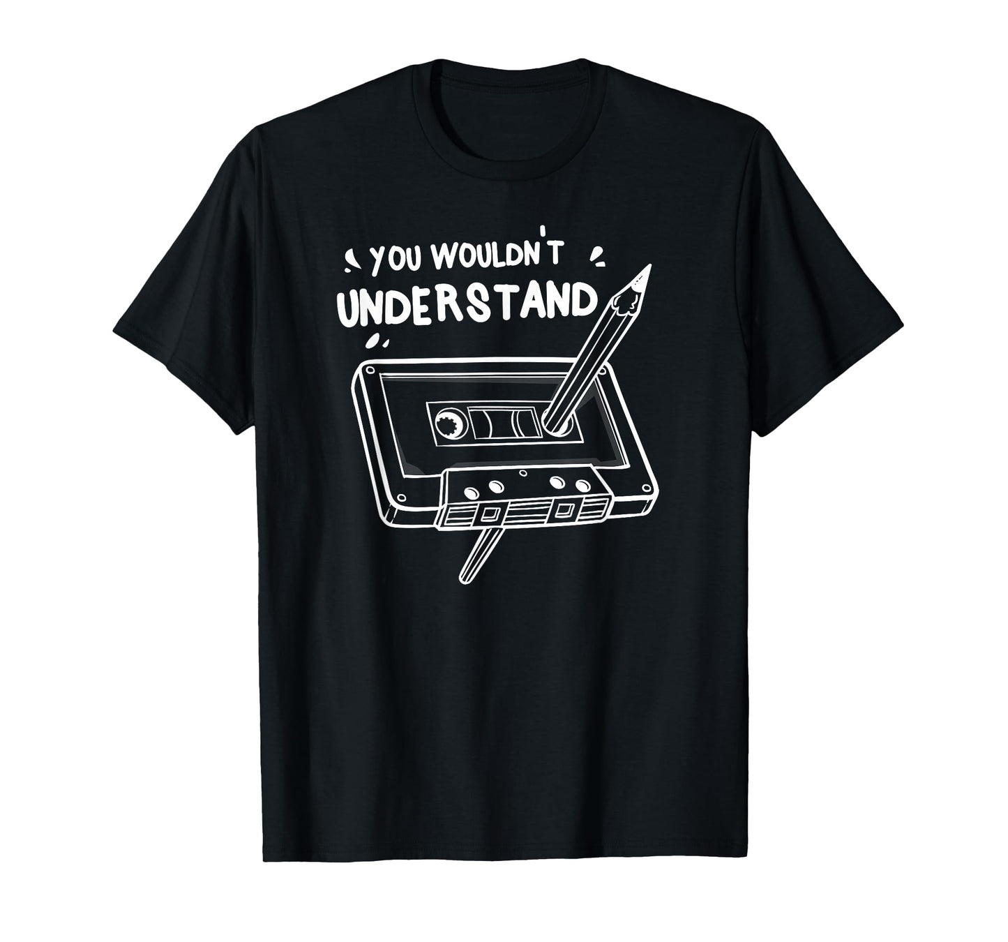 Never Forget Cassette Tape Gift Old School T-Shirt