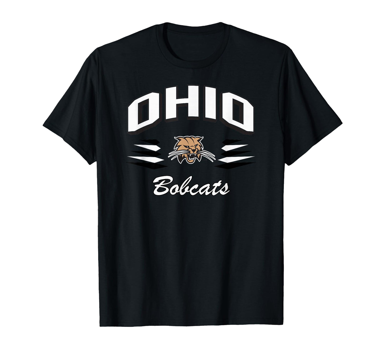 Ohio Bobcats Retro Diamond Green Officially Licensed T-Shirt