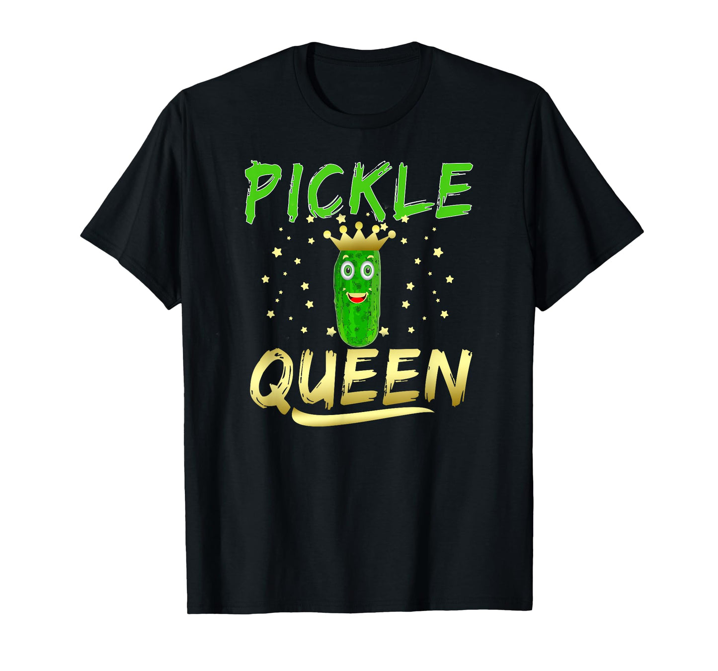 Pickle Queen Funny Pickle Enthusiast Cucumber T-Shirt