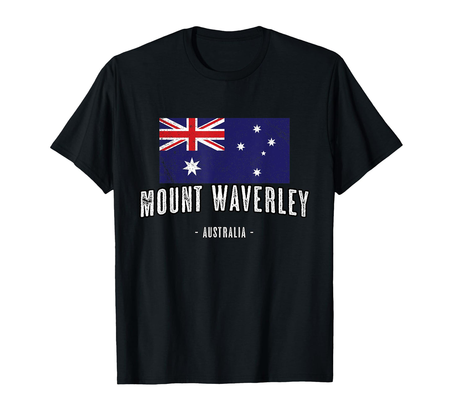 City of Mount Waverley Australia | Australian Flag, Aussie - T-Shirt