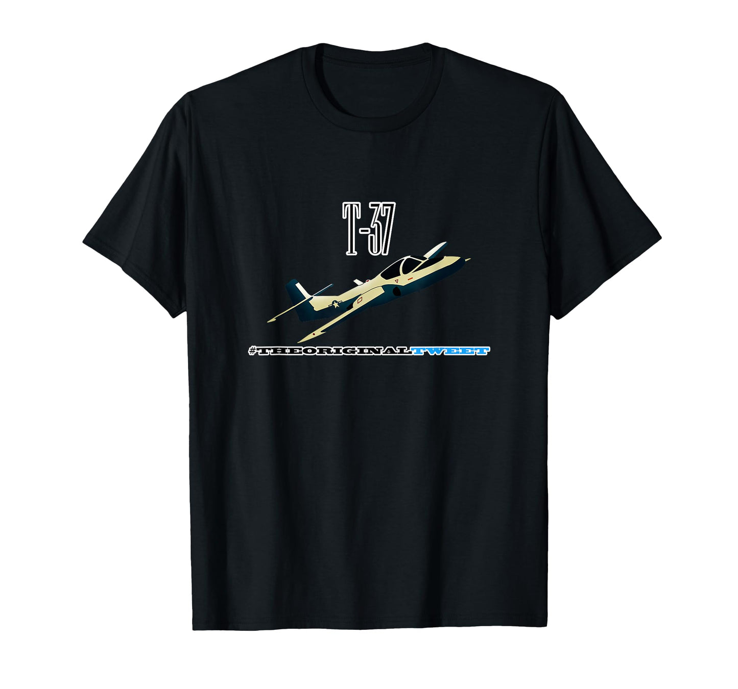 MAF Swag T-37, The Original Tweet Unisex-Adults Black Cotton Polyester T-Shirt