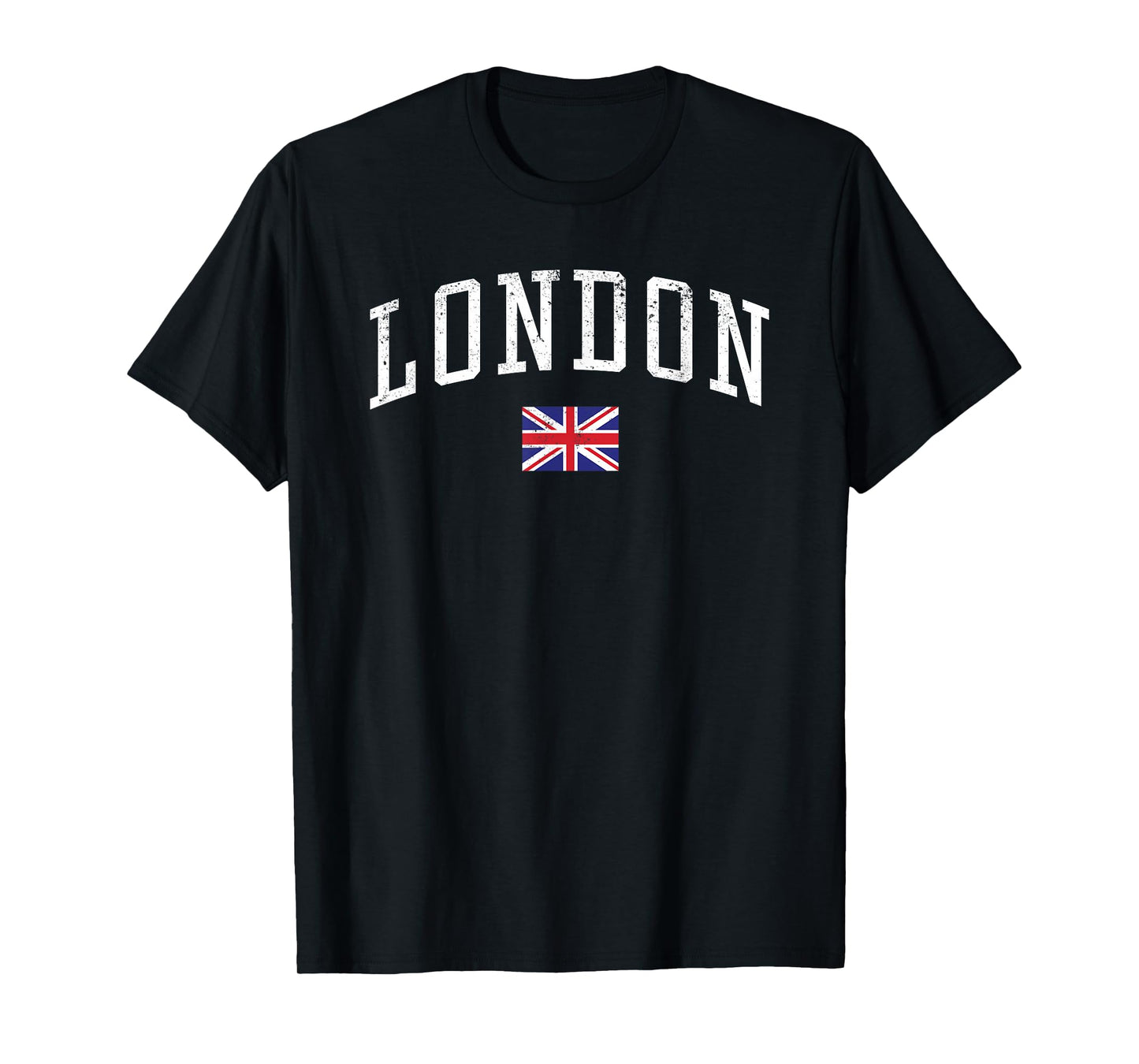 Vintage London England Country Flag Souvenir Vacation T-Shirt