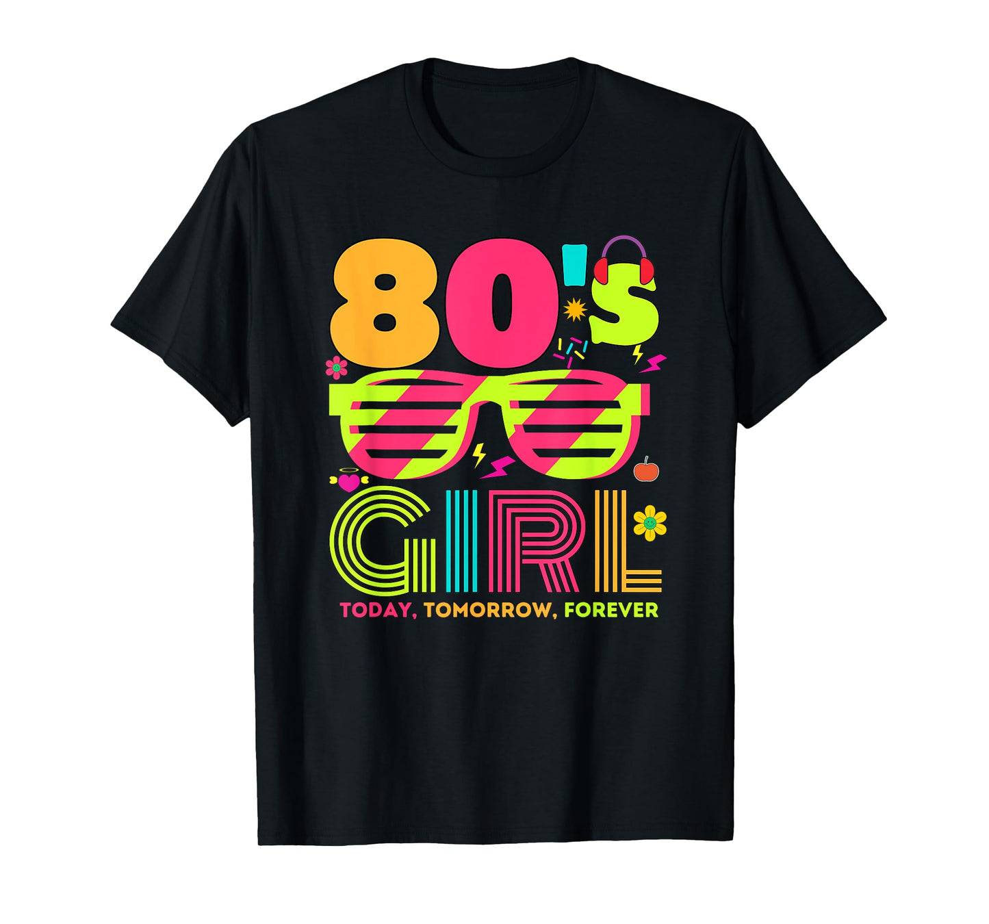 Take Back to the 80s Retro Vintage Costume Women 80s Girl T-Shirt