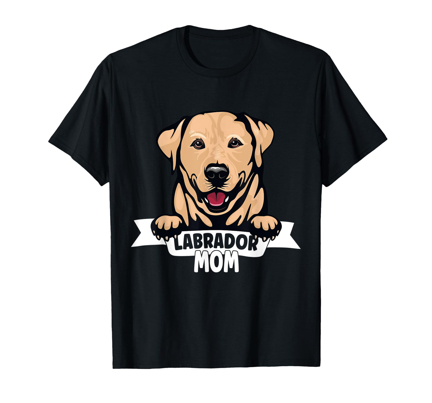 Labrador Mom blonde Lab yellow Labrador Retriever T-Shirt