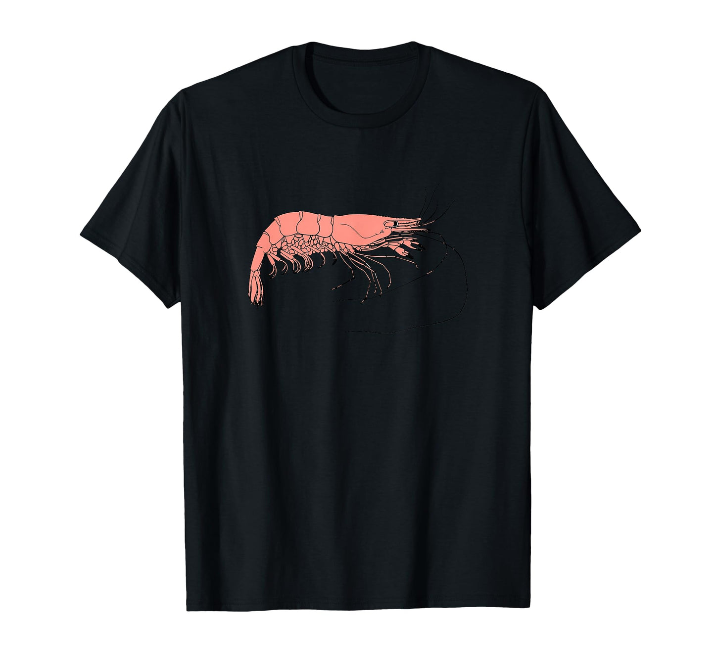 Picture of a shrimp on light background - for seafood lovers T-Shirt