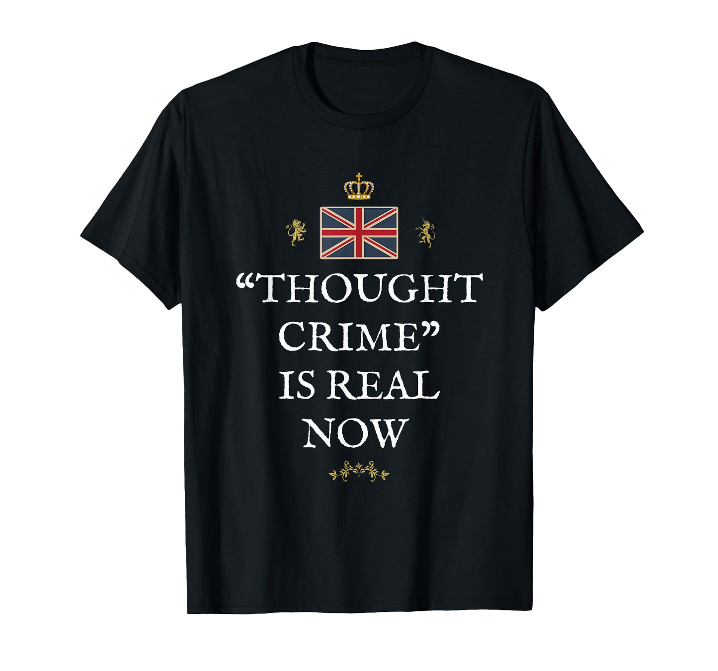 GB British Patriots Proud United Kingdom Pride Thought Crime T-Shirt