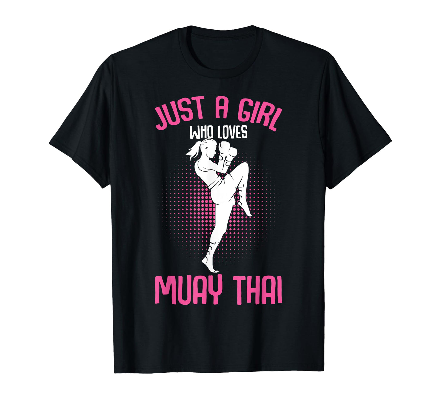 Just a Girl who loves Muay Thai Kids Girls T-Shirt