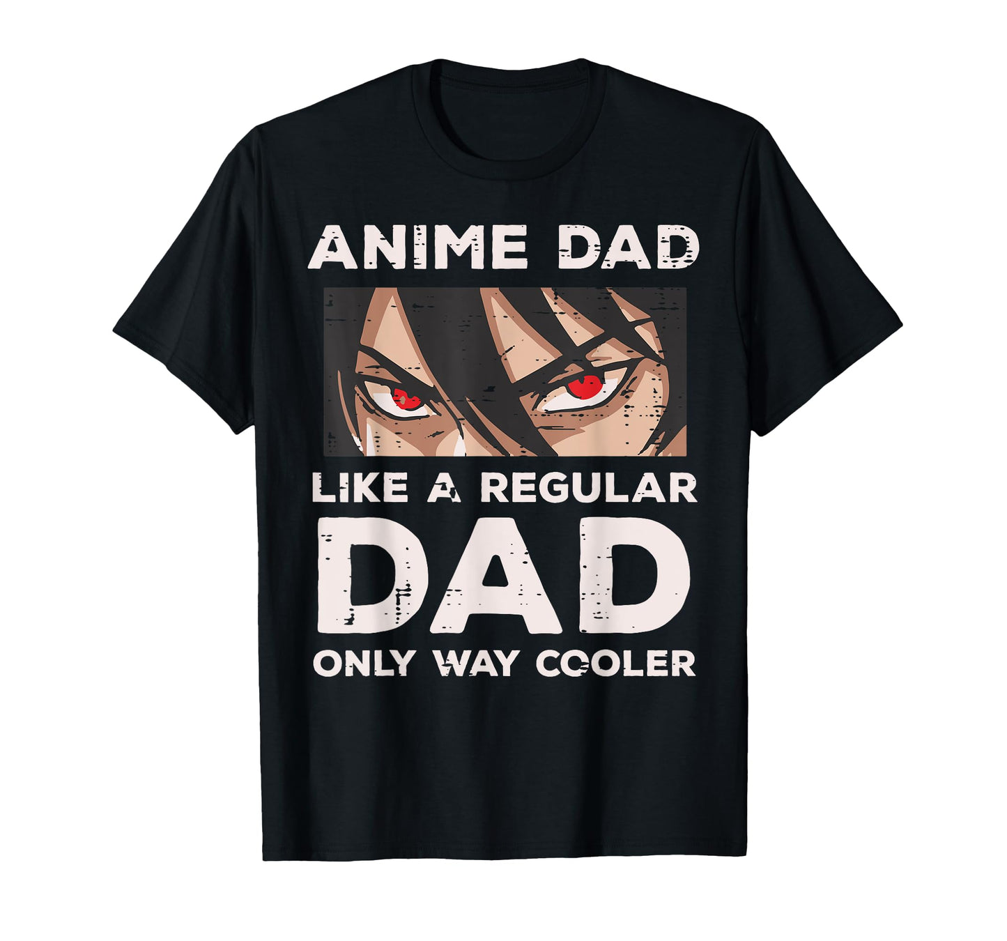Anime Dad Like Regular Cooler Funny Fathers Day Daddy Papa T-Shirt