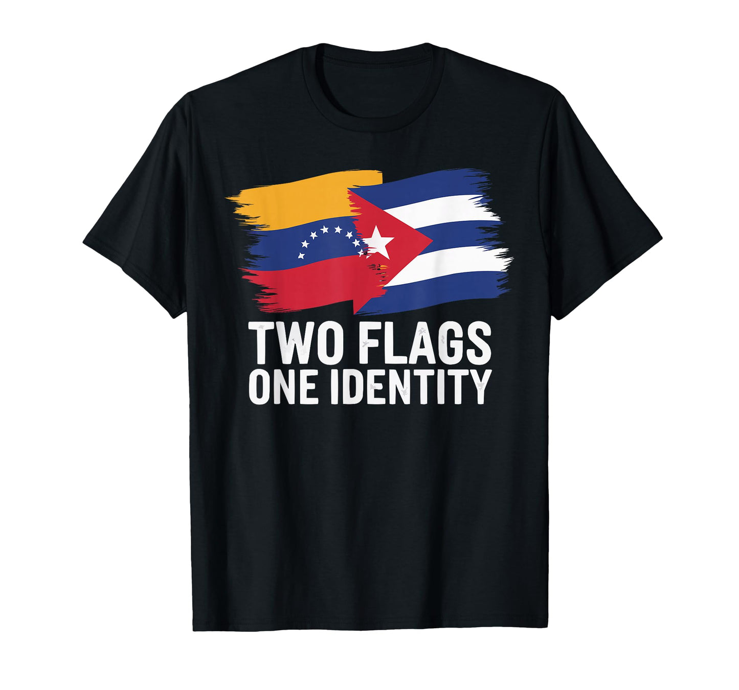 Half Venezuelan Half Cuban Cuba Flag Country Venezuela T-Shirt