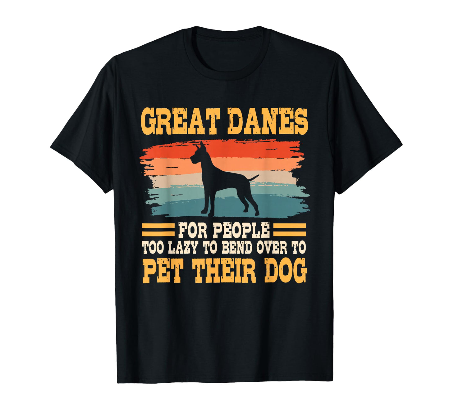 Great Dane Retro Vintage German Mastiff Gentle Dog Lover T-Shirt