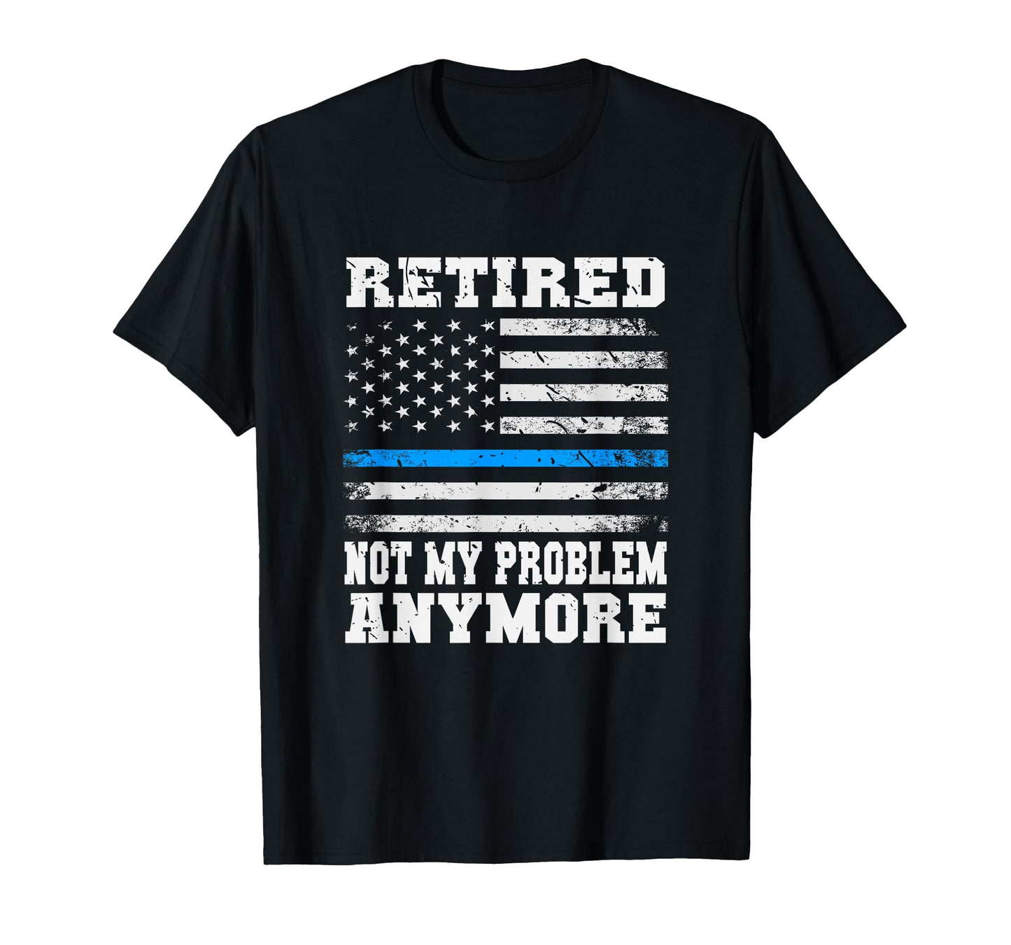 Retired Police Officer Policeman Retirement Gift USA Police T-Shirt