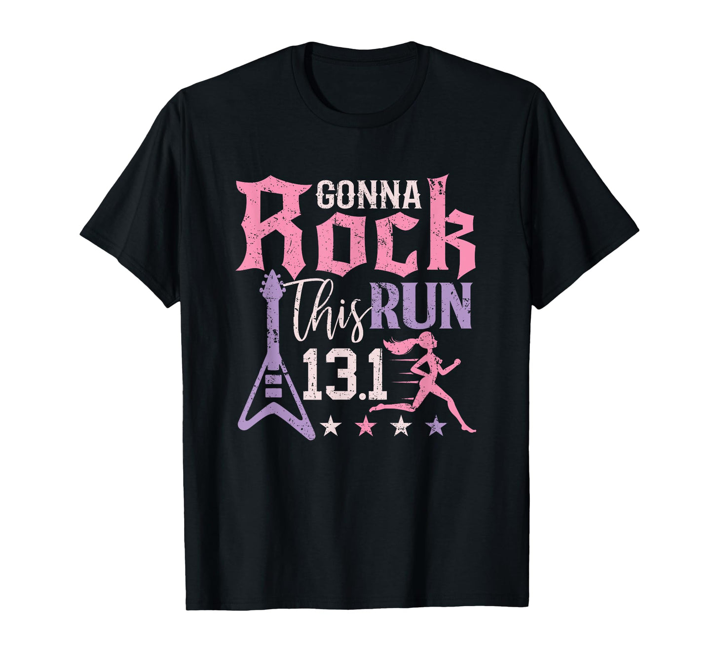 13.1 Half Marathon Shirt Women Runner Rock Running Athlete T-Shirt
