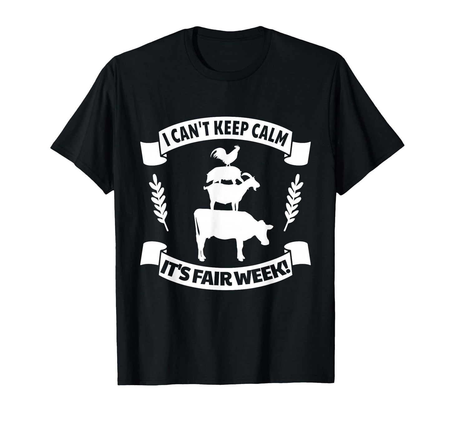 Fun State and County Fair Show - Farm Animal Showing Quote T-Shirt
