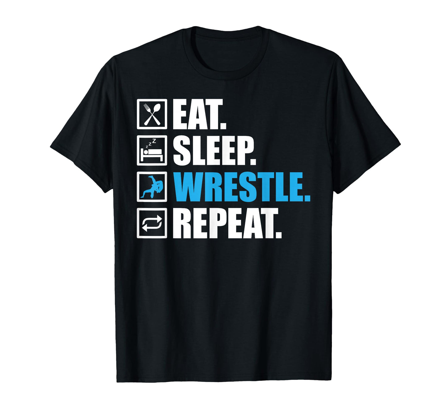 Funny Wrestling Designs for Men Women Wrestle Athlete Fans T-Shirt Small