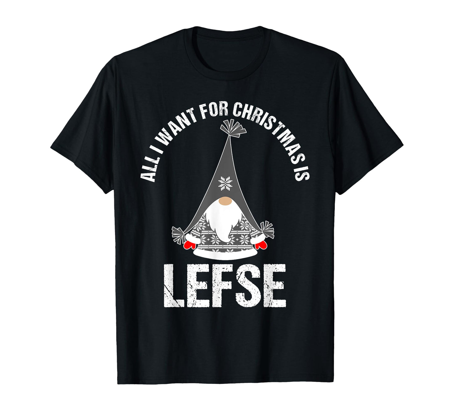 Lefse Christmas Tomte Gnome TShirt Scandinavian Nordic