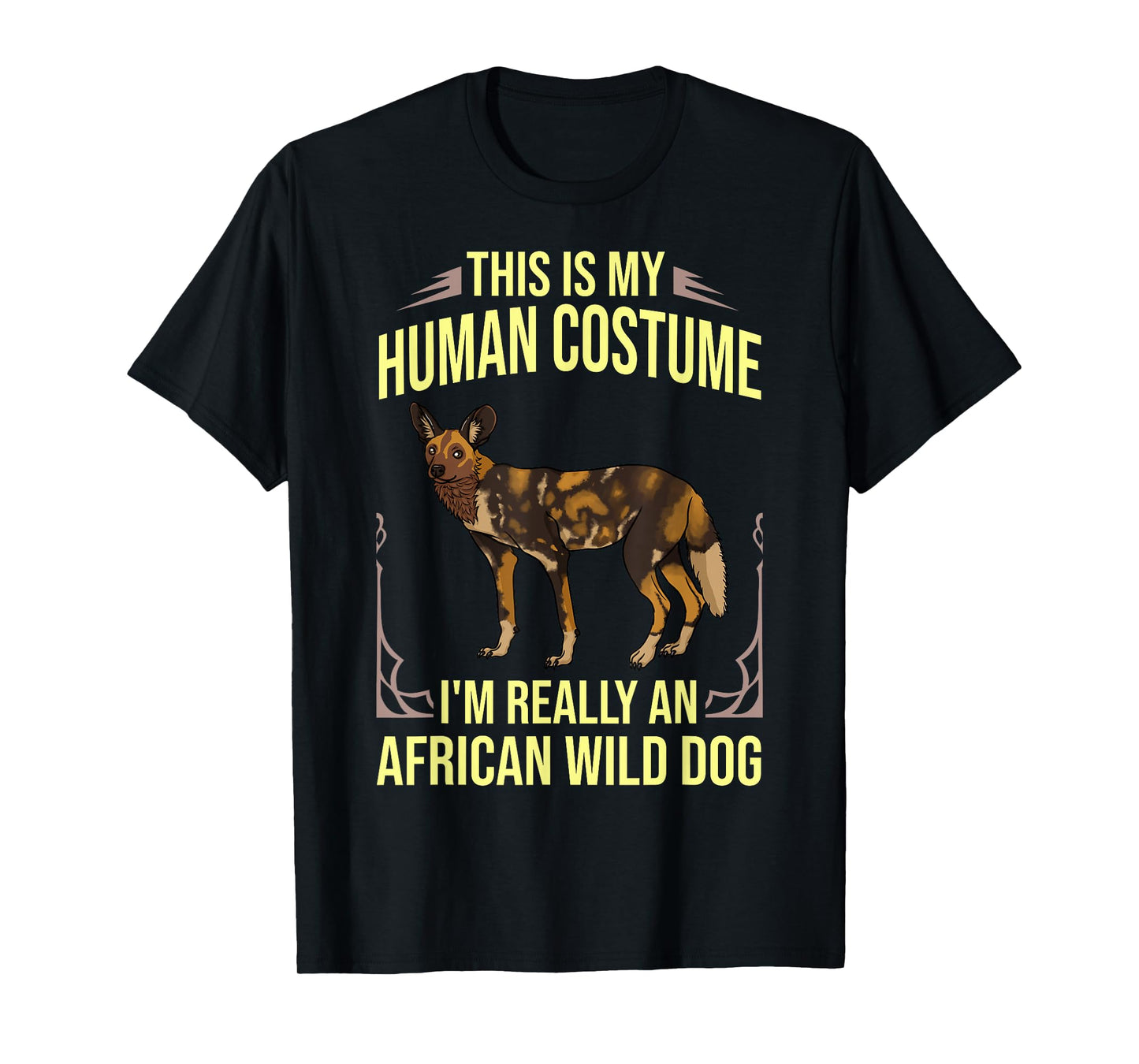 African Wild Dog Gift African Painted Dog Pup T-Shirt