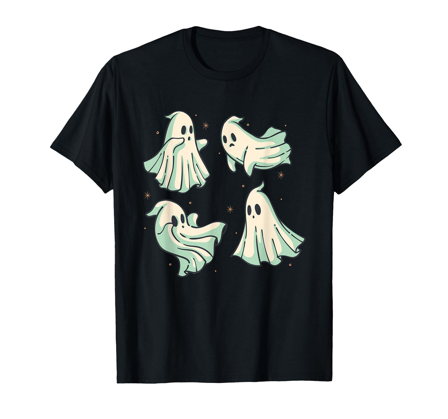 Boo Ghost Costume Halloween Spooky Season Scary Ghost Outfit T-Shirt