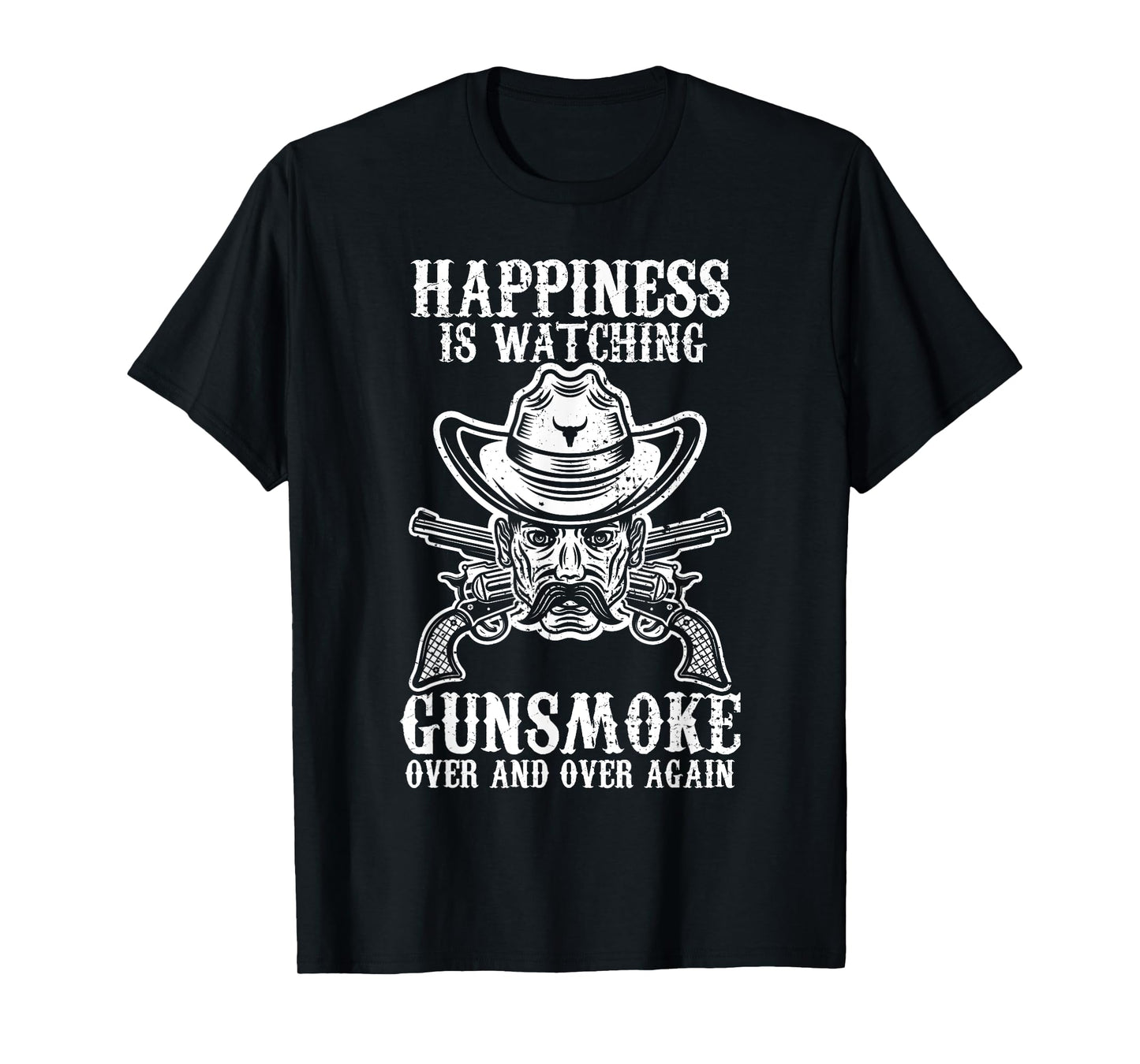 Cowboy Saloon Classic, Country Western Gifts Gunsmoke Lover T-Shirt