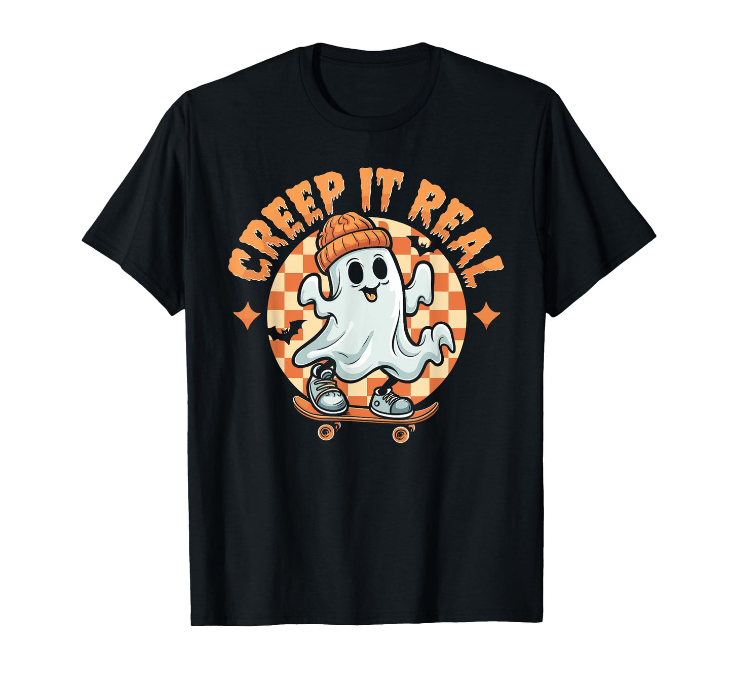 Creep It Real Halloween Shirt Kids Fall Season Teen Boys T-Shirt
