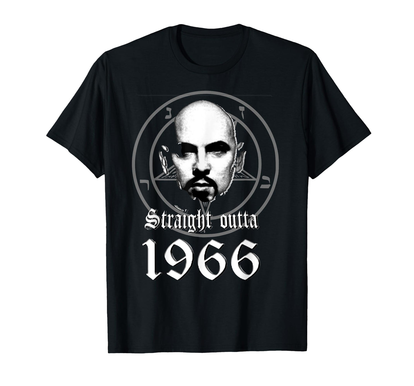Straight Outta 1966, Anton Lavey, Satanism T-Shirt