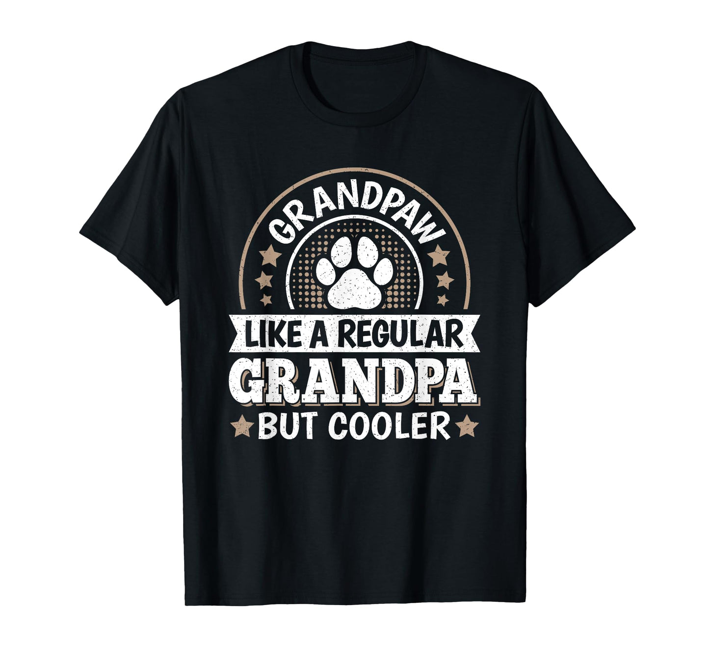 Funny Grandpaw Like A Regular Grandpa But Cooler Grandpa T-Shirt