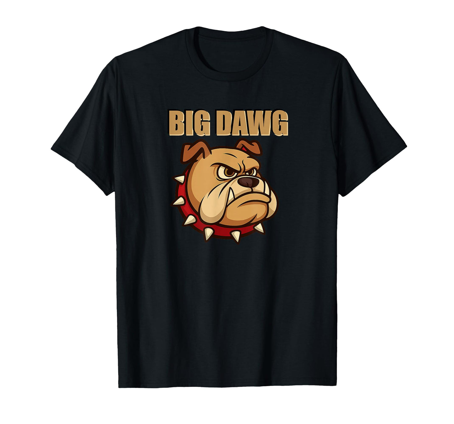 Mens Big DAWG, Featuring Cartoon Bulldog T-Shirt