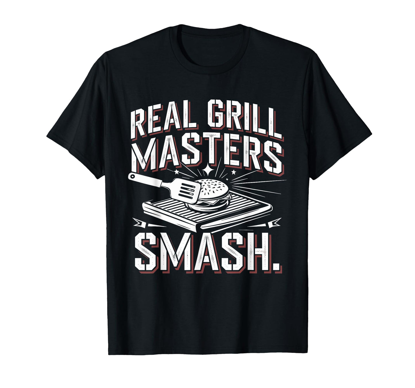 Smash Burger Lover Grilled Cheeseburger Flat Top Cooking T-Shirt