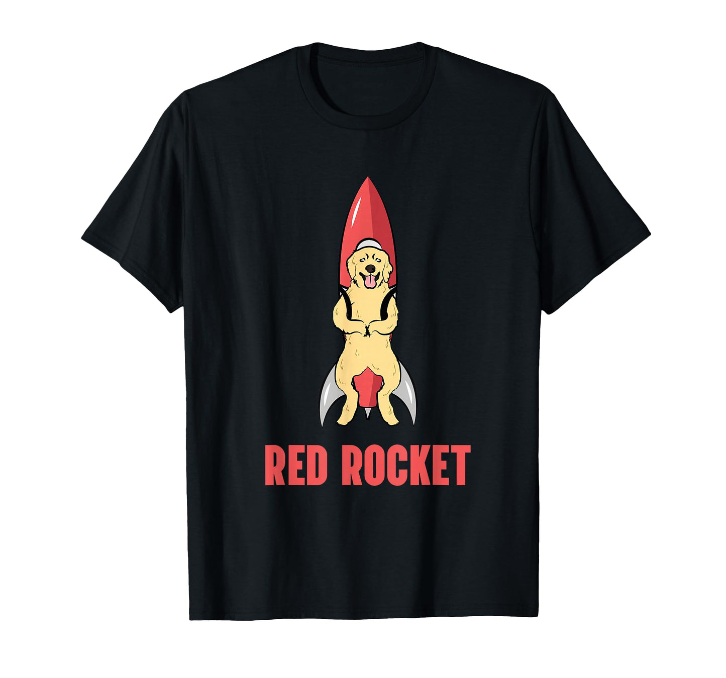Red Rocket Dog Funny Dank Meme Memes T-Shirt