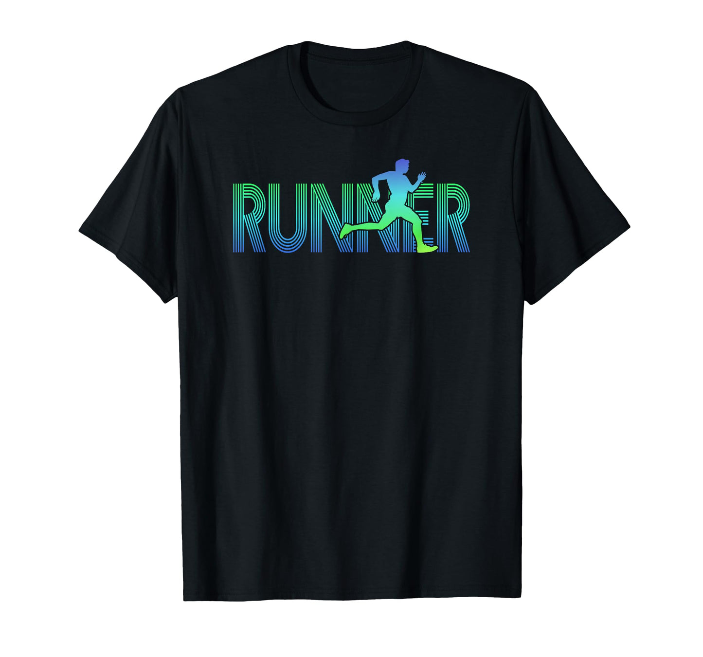 Runner Track & Field Cross Country Marathon Running Graphic T-Shirt