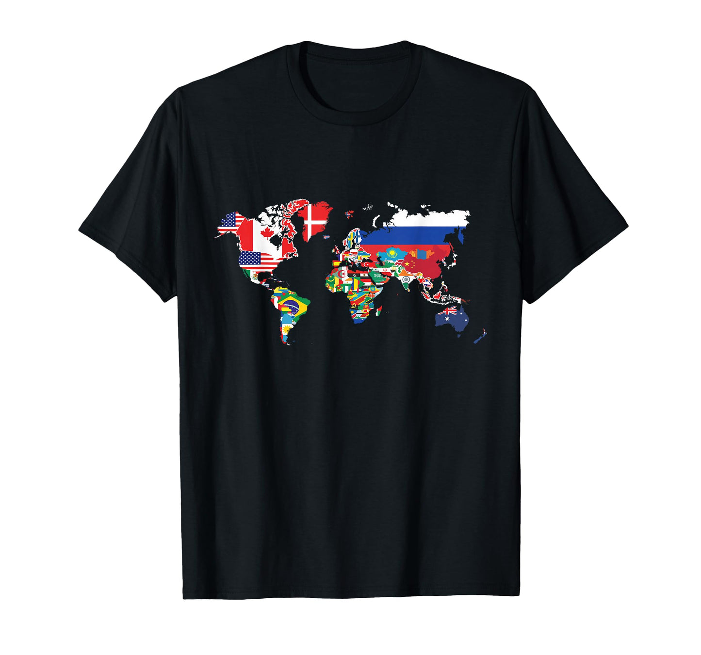 All Countries Flags Of The World 287 Flag International T-Shirt